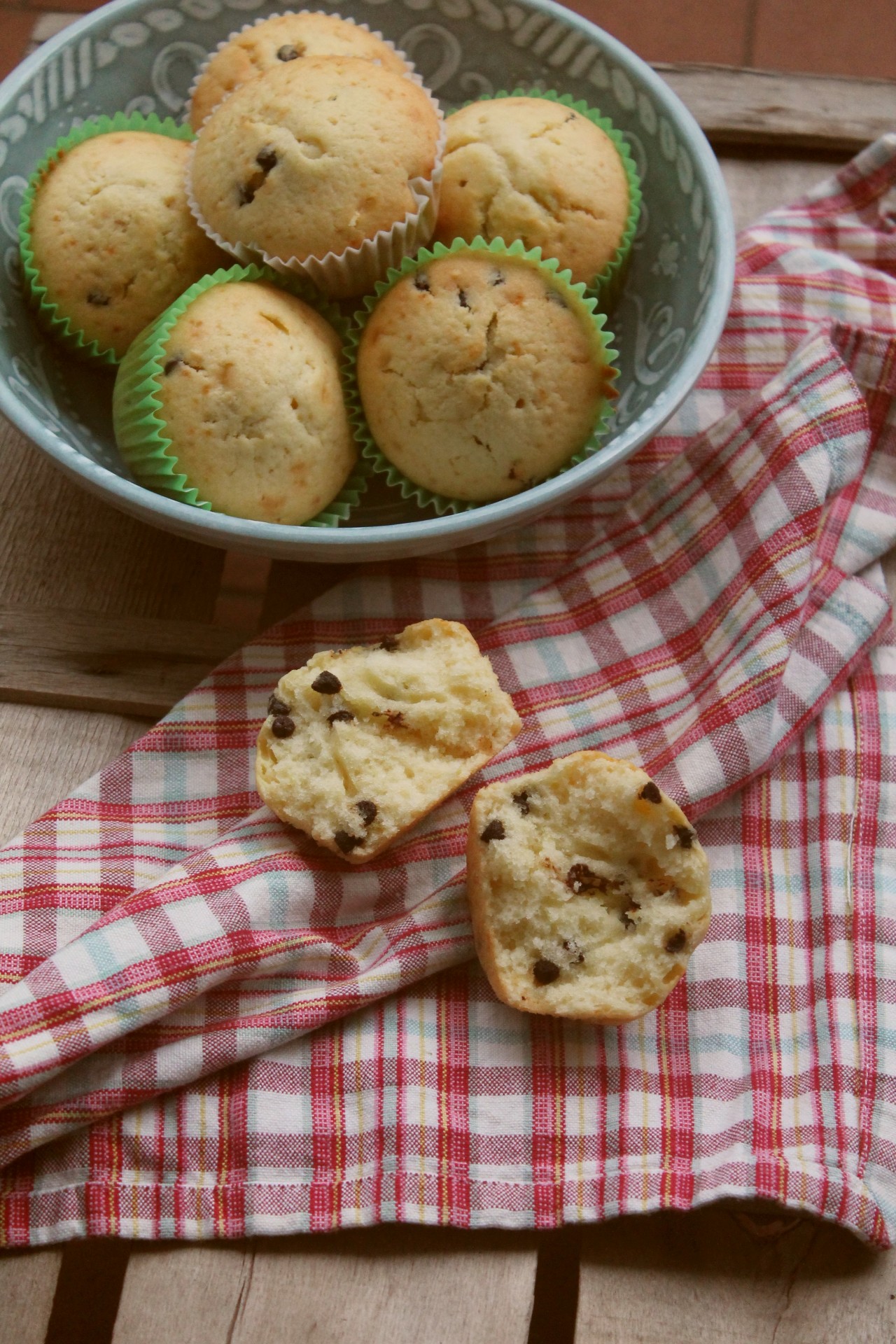 MUFFIN AL MASCARPONE E GOCCE DI CIOCCOLATO - Cooking with ...